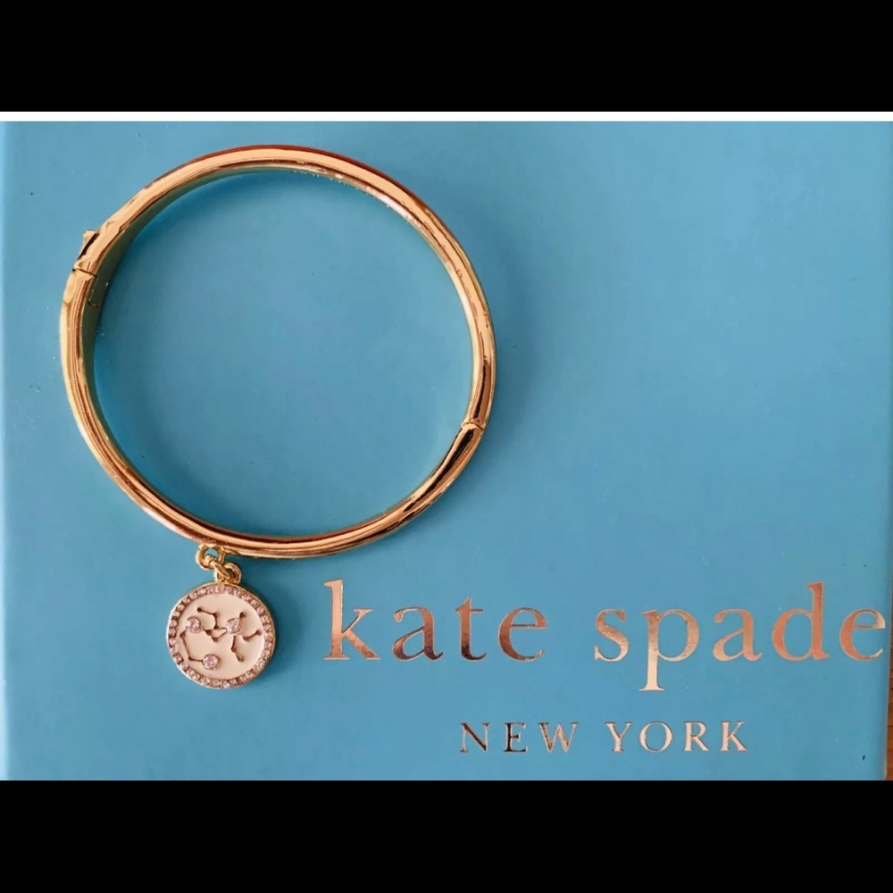 12k Gold Sagittarius Kate Spade Celestial Bracelet